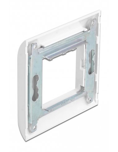 DELOCK module βάση πρίζας με frame Easy 45 81300, 80x80mm, λευκό