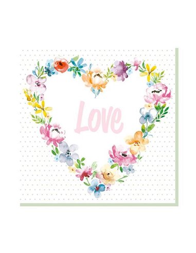 Χαρτοπετσέτες 20τεμ. 33x33εκ "Blossom Love" (SD_OG_034201)