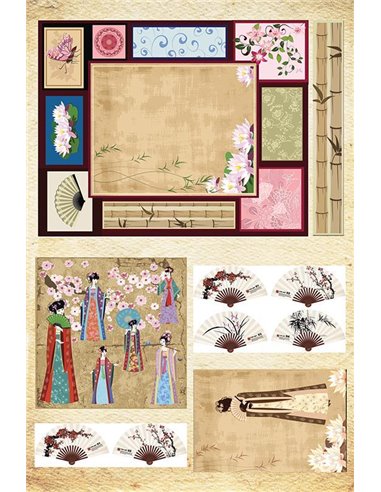 Χαρτί decoupage "Chinese" 32x48εκ.