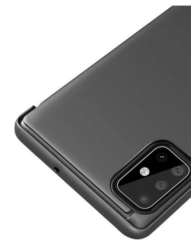 POWERTECH θήκη Clear view MOB-1515, Huawei P Smart 2020, μαύρη