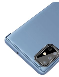 POWERTECH θήκη Clear view MOB-1516, Huawei P Smart 2020, μπλε