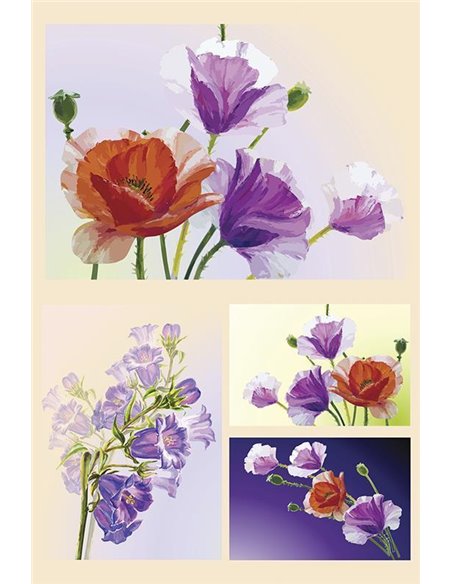 Χαρτί decoupage "Flower" 32x48εκ.