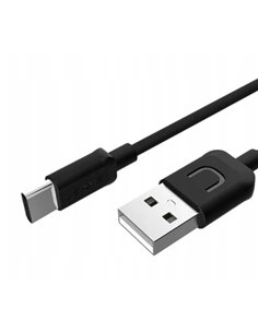 USAMS Καλώδιο USB σε Type-C US-SJ099 U-Turn, 1m, μαύρο
