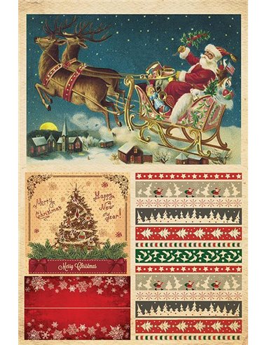 Χαρτί decoupage "Christmas" 32x48εκ.