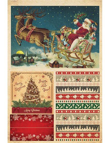 Χαρτί decoupage "Christmas" 32x48εκ.