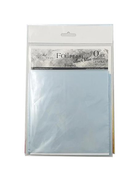 Φιλμ μεταλλοτυπίας pearl γαλάζιο15,5x15.5εκ.