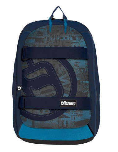 Bagtrotter τσάντα δημοτικού Offshore μπλε με 2 θήκες 49x33x12εκ.
