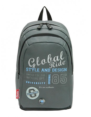 Bagtrotter τσάντα πλάτης εφηβική Global με 2 θήκες 45x32x20εκ.