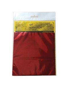 Φιλμ μεταλλοτυπίας κόκκινο 15,5x15.5εκ.
