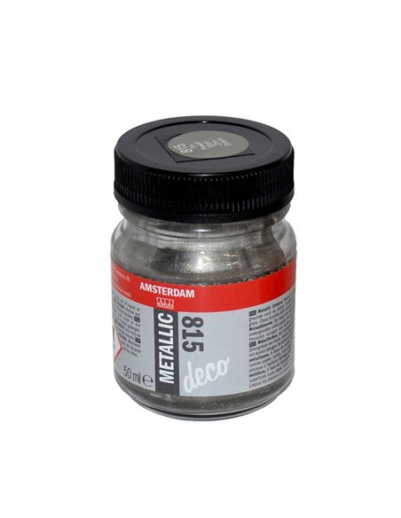 Talens amsterdam μεταλλικό χρώμα pewter 50ml (815)