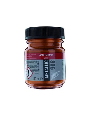 Talens amsterdam μεταλλικό χρώμα copper 50ml (805)