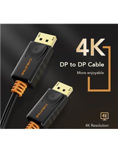 CABLETIME καλώδιο Displayport AV585, 1.2v, 4k/60hz, 1m, μαύρο