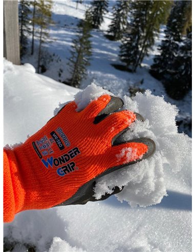 WONDER GRIP γάντια εργασίας Thermo, προστασία ψύχους, 9/L, πορτοκαλί