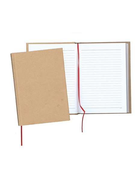 Νext σημειωματάριο κραφτ σκληρό καπάκι 100φ. ριγέ 14x21εκ.