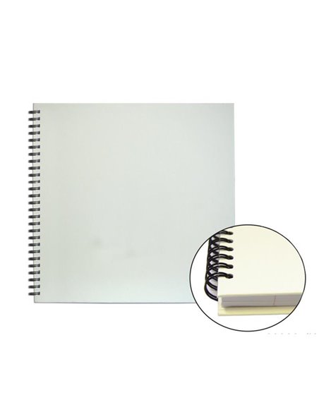 Νext άλμπουμ λευκό σπιράλ 30x30εκ. 20φ. 250γρ. bristol