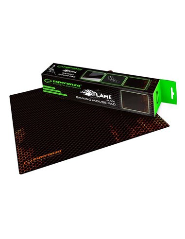 ESPERANZA gaming mouse pad Flame EGP103R, 400x300x3mm, μαύρο-κόκκινο