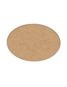 Πινακίδα οβάλ mdf 100x70x3χιλ.