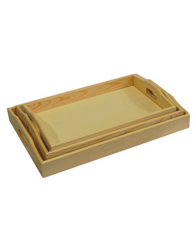 Δίσκοι ξύλινοι σετ 3τεμ.