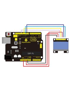 KEYESTUDIO OLED graphic display module KS0056, 1.3", 128x64