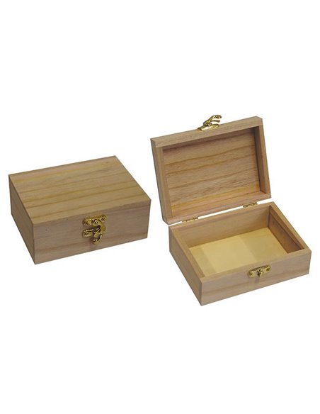 Κουτί ξύλινο 10x13.5x5.5εκ. με κλείστρο