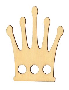 Κορώνα ξύλινη 8x6,1x0,3εκ.