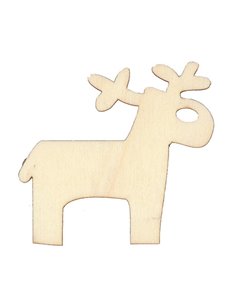 Ταρανδάκι με τρύπα σημύδα 70x65x3χιλ.