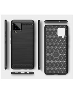 POWERTECH θήκη Carbon Flex MOB-1591 για Samsung Galaxy  A42 5G, μαύρη
