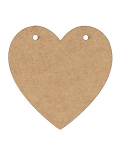 Καρδιά με τρύπες mdf 120x6χιλ.