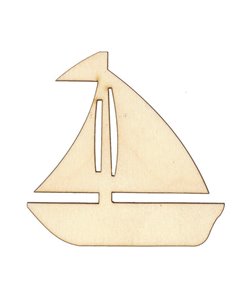 Καραβάκι σημύδα ιστιοφόρο 95x95x3χιλ.