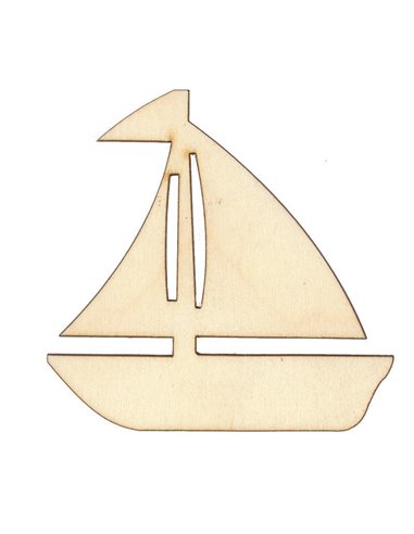 Καραβάκι σημύδα ιστιοφόρο 95x95x3χιλ.