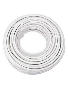 ACCORDIA ομοαξονικό καλώδιο τηλεόρασης 75OHM, 1mm, 100m, λευκό