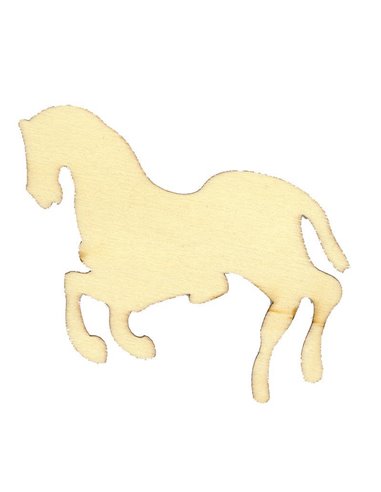 Aλογάκι ξύλινο 8x7,2x0,3εκ.