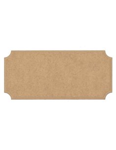 Πινακίδα εσοχές στις γωνίες mdf 230x105x6χιλ.