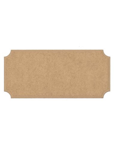 Πινακίδα εσοχές στις γωνίες mdf 230x105x6χιλ.