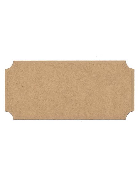 Πινακίδα εσοχές στις γωνίες mdf 230x105x6χιλ.