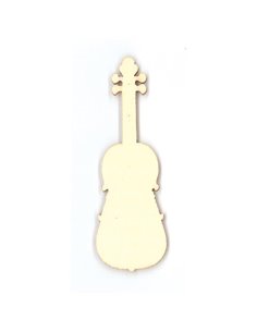 Bιολί ξύλινο 8x2,7x0,3εκ.