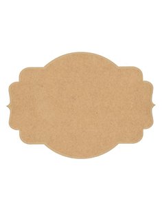 Πινακίδα mdf 300x215x6χιλ. 2 μύτες, 10 καμπύλες
