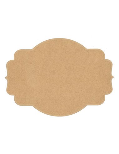 Πινακίδα mdf 300x215x6χιλ. 2 μύτες, 10 καμπύλες