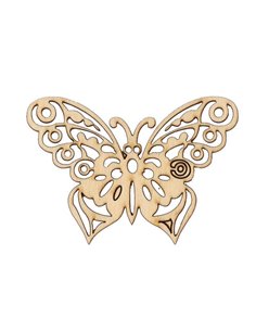 Πεταλούδα δαντέλλα σημύδα 86x63x3χιλ.