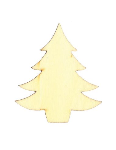 Xριστουγεννιάτικο δέντρο ξύλινο 8x7,1x0,3εκ.