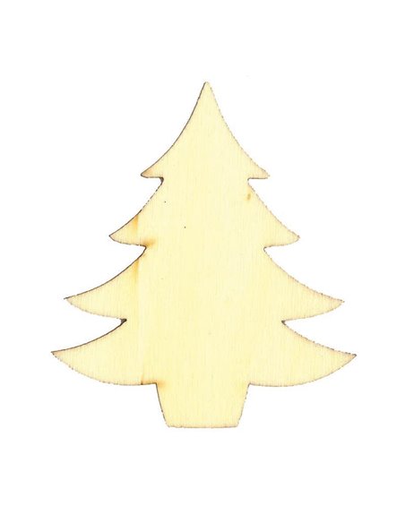 Xριστουγεννιάτικο δέντρο ξύλινο 8x7,1x0,3εκ.