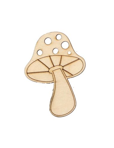 Μανιτάρι με 6 τρύπες σημύδα 69x50x3χιλ.