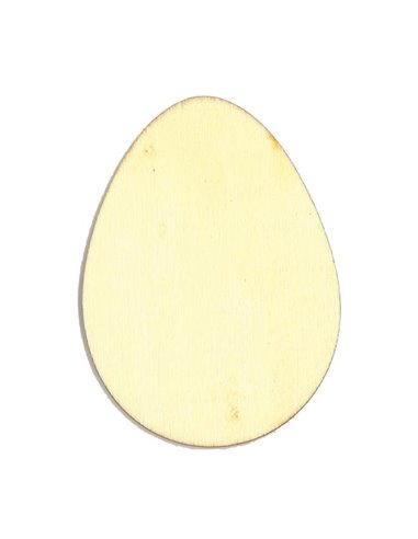 Aυγό ξύλινο 8x5,9x0,3εκ.