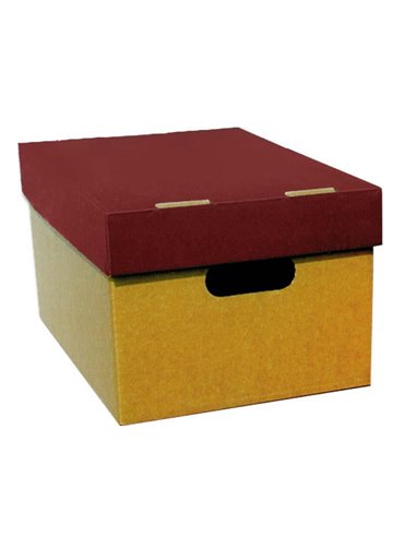 Νext κουτί classic μπορντώ καπάκι Α4 Υ18x23x32εκ.