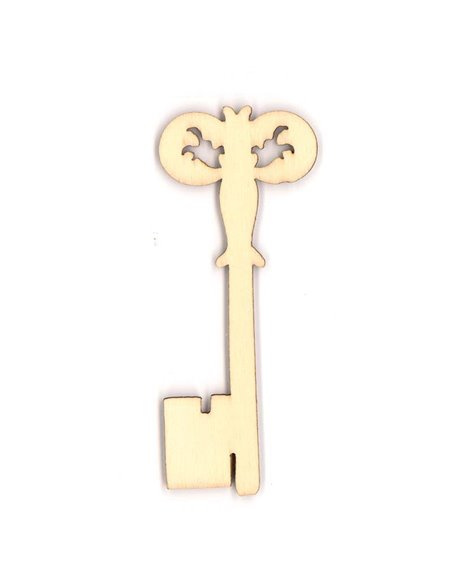 Kλειδί ξύλινο 8x3x0,3εκ.