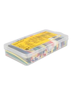 DELOCK σετ θερμοσυστελλόμενων μονωτικών για καλώδια 20736, 2:1, 196τμχ