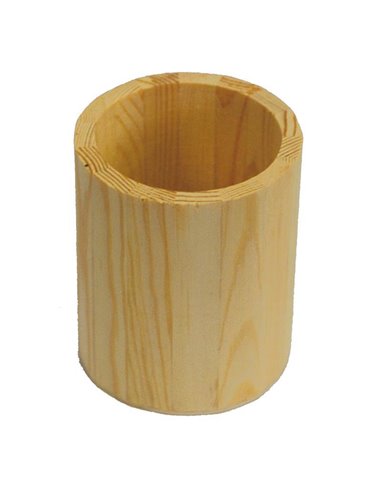 Μολυβοθήκη ξύλινη στρόγγυλη Ø8εκ.