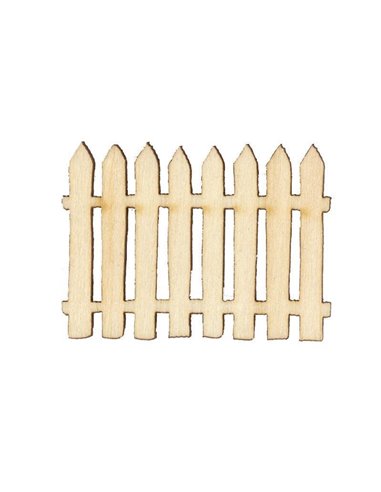 Φράχτης με 8 ξύλα σημύδα 5,5x4x0,3εκ.