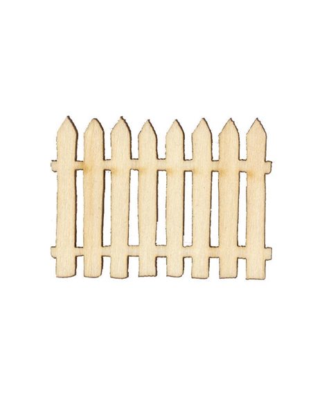 Φράχτης με 8 ξύλα σημύδα 5,5x4x0,3εκ.