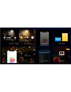 SONOFF smart λάμπα LED B02-B-A60, Wi-Fi, 9W, E27, 2700K-6500K